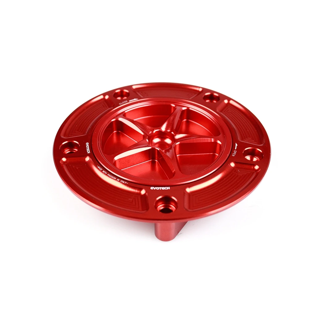 Tankdeckel EVOTECH (2x Umdrehungen) in Rot zu Suzuki