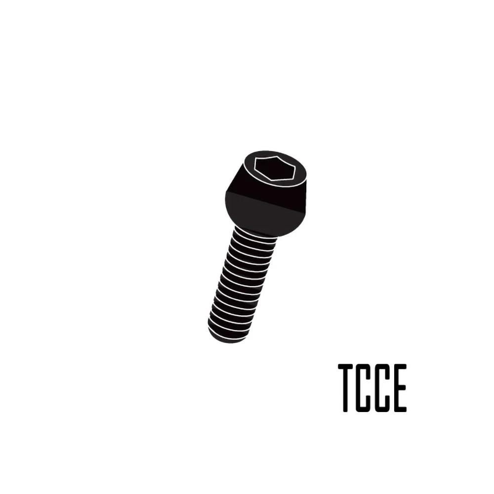 Schraube EVOTECH M8 x 25mm (7075-T6 TCCE) aus ALU in Blau- Eloxiert