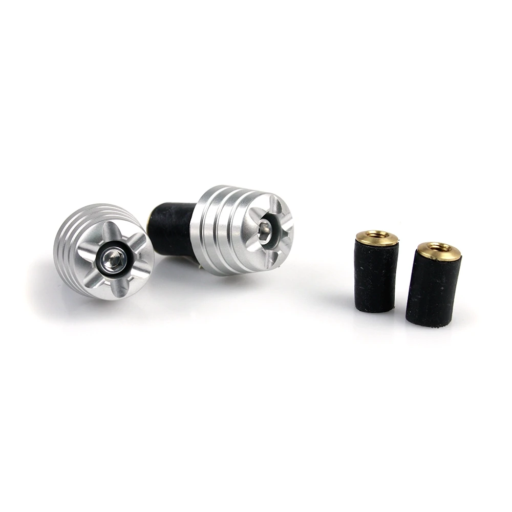 Lenkerendzapfen EVOTECH (Paar) zu Ducati/KTM/Suzuki/Triumph in SILBER