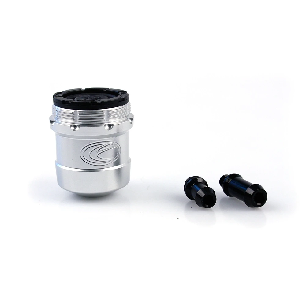 Bremsflüssigkeits- Behälter EVOTECH RT 01 UNIVERSAL für Hinten in SILBER (