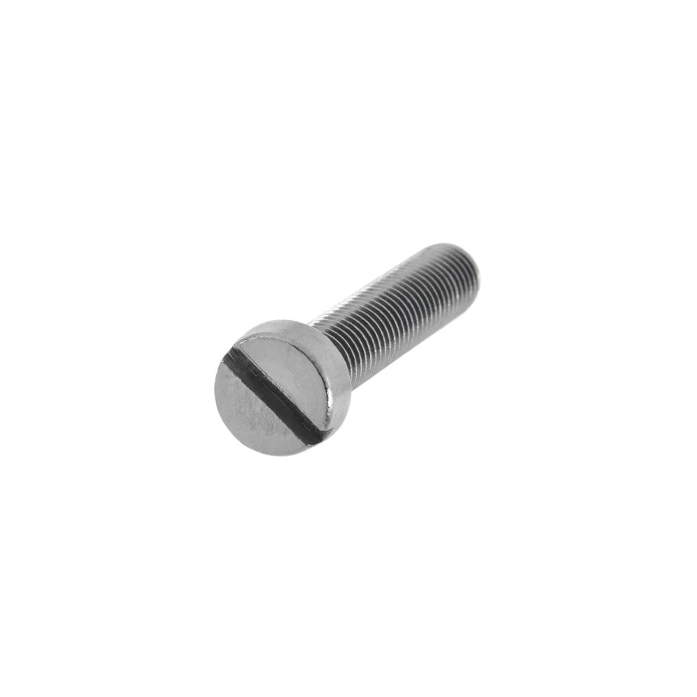 Zylinderschraube mit Schlitz M 6/1 x H 3.9 x L 38 (DIN 84) verzinkt-blau