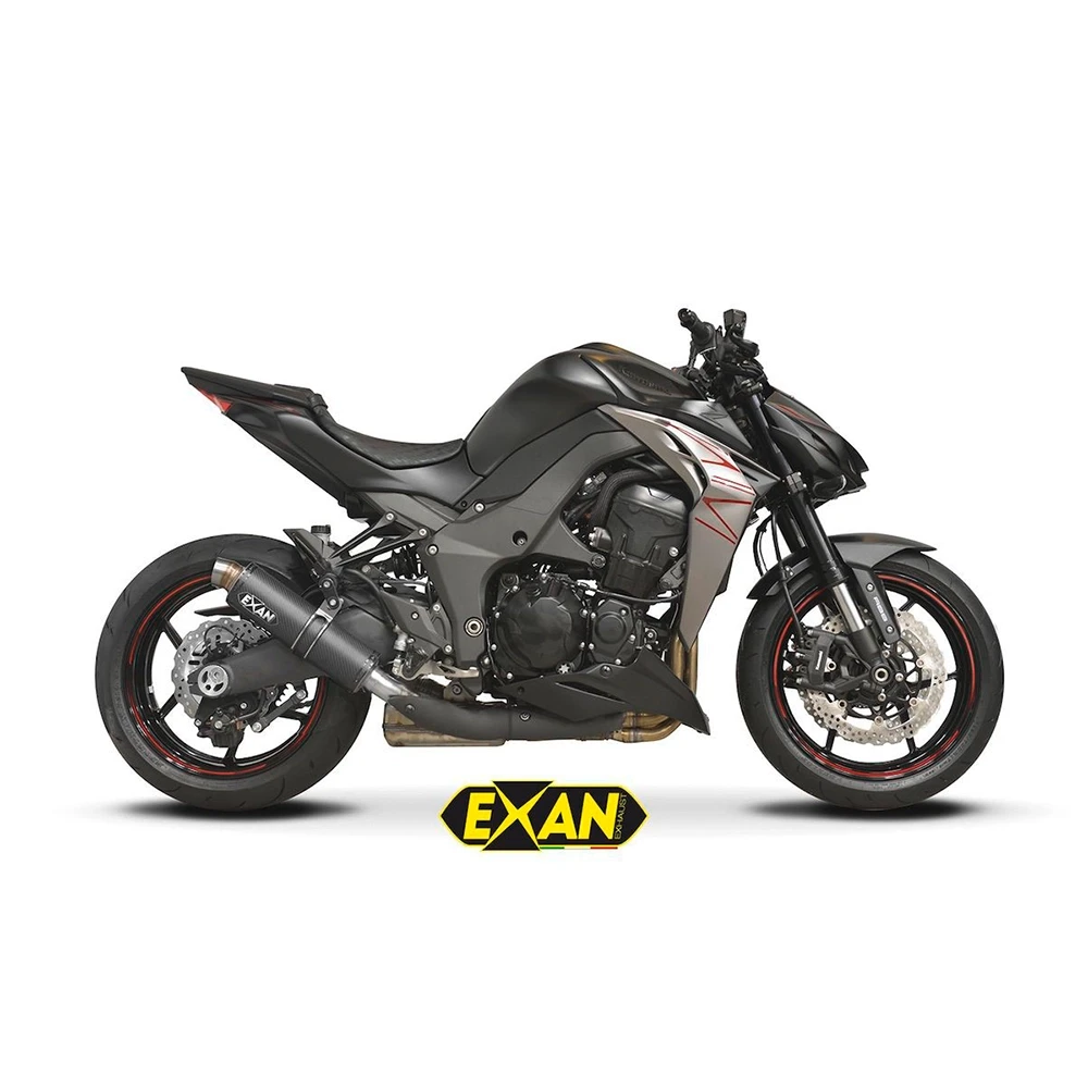 Auspuff EXAN X-GP in carbon zu Kawasaki (CH-Hom)