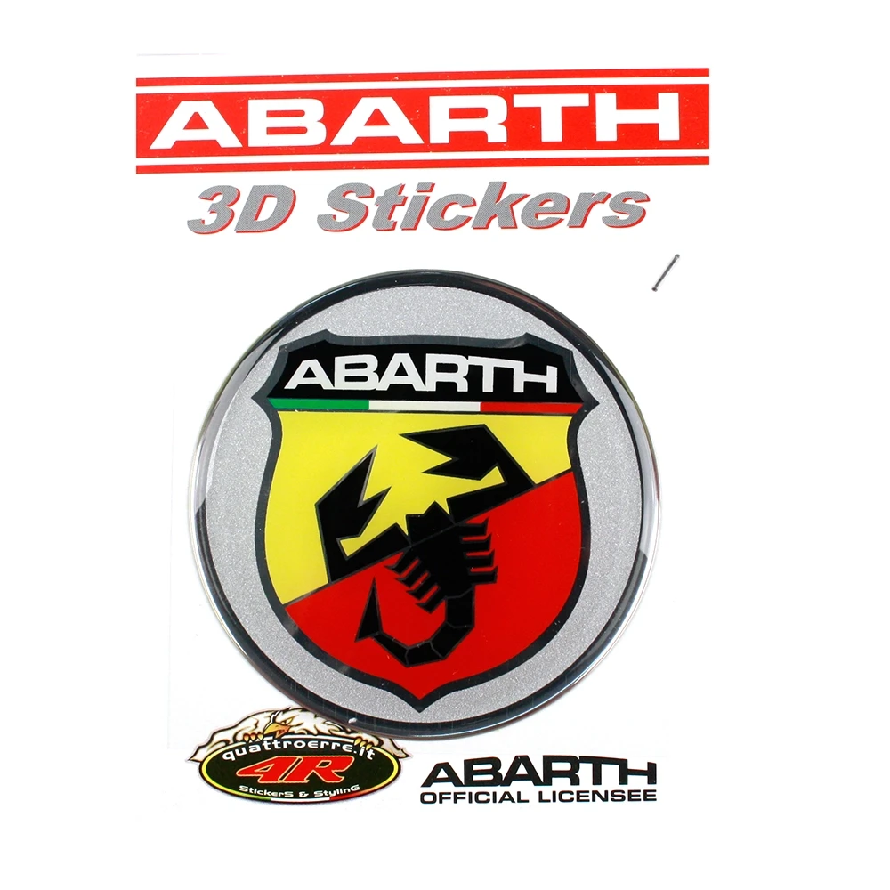 Sticker ABARTH 3D STEMMA (Ø 75mm)