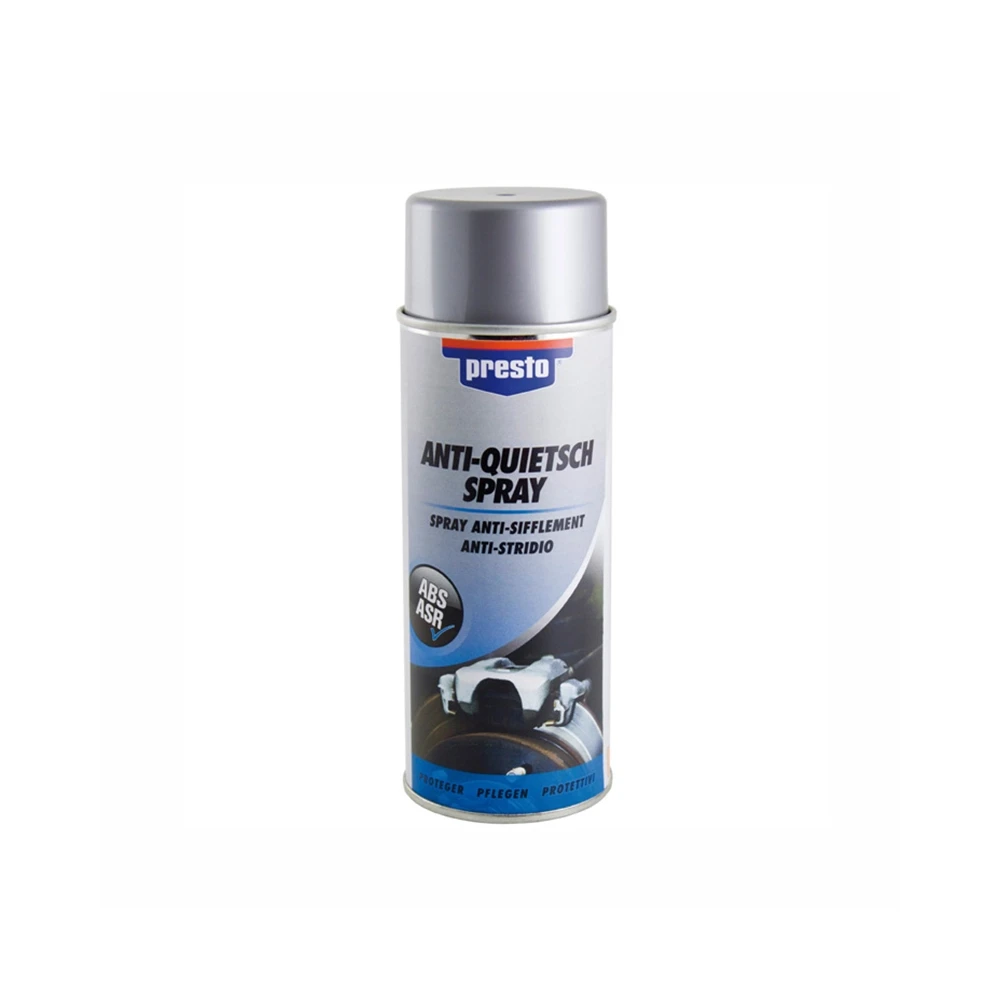 Anti-Quietsch Spray PRESTO geeignet für Bremsanlagen enthält Calcium- und