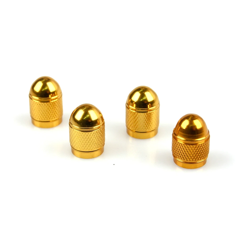 Ventildeckel SIMONI RACING (4 Stück) OVAL in GOLD
