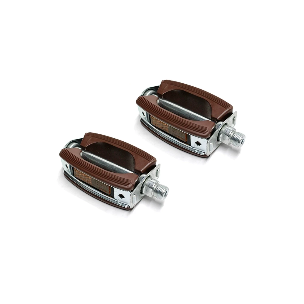 Pedalen UNION (Paar) in Braun zu Oldtimer Mofas (Original Piaggio SC)