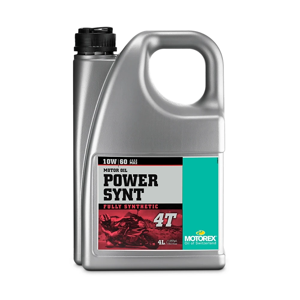 Motorenöl 4-Takt SAE 10W-60 Motorex POWER SYNT ON ROAD fully synthetic 4 L