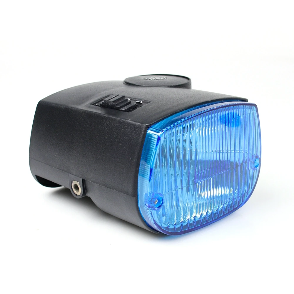 Scheinwerfer Piaggio Ciao vorne schwarz mit blauem Glas