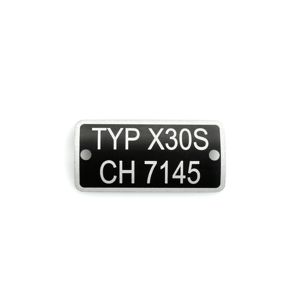 Typenschild Puch X30S CH 7145