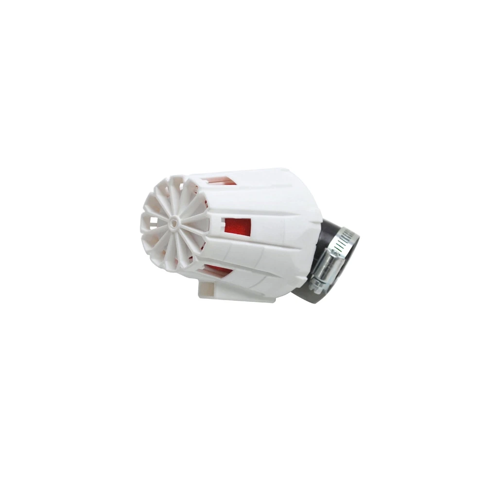 Luftfilter Airbox TWISTER (Ø 28/35 mm) 90° abgewinkelt weiss