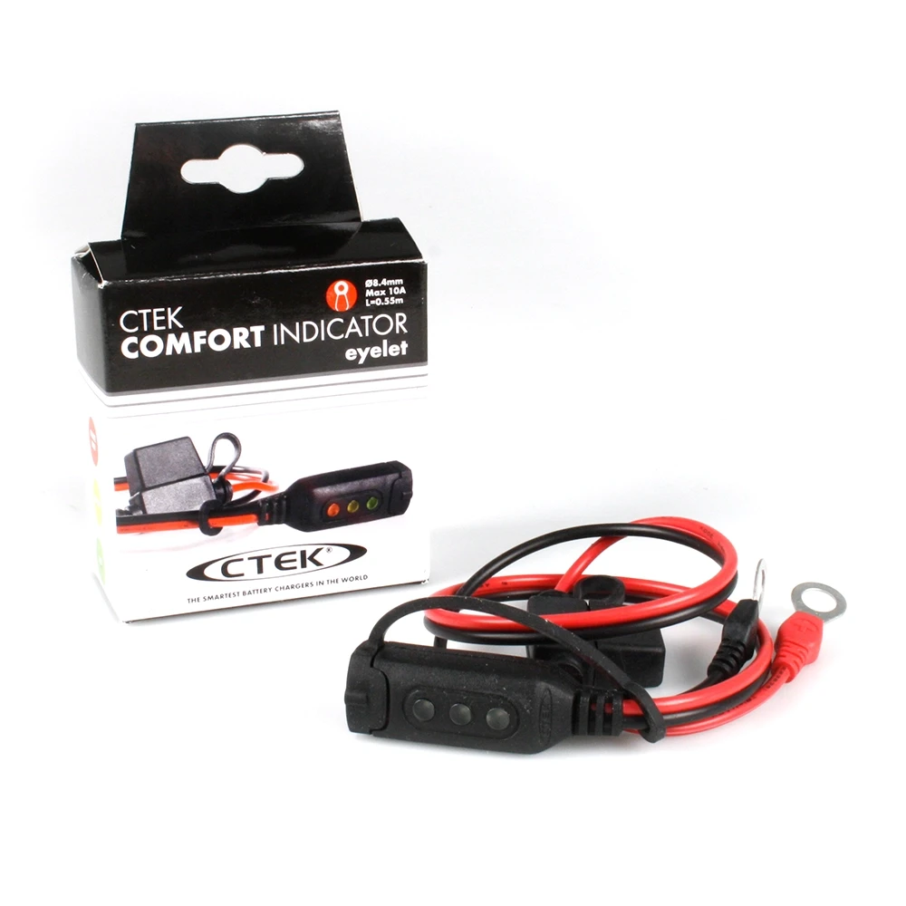 Batterieanschlusskabel CTEK inkl. LED Anzeige mit Ringkabelschuh 8.4mm