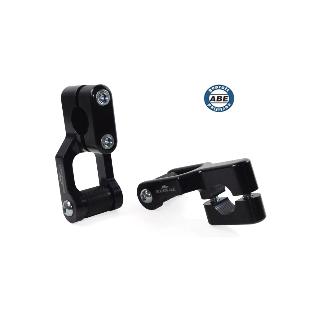 Vario Riser-Lenkblock MFW variabel Originalaufnahme in SCHWARZ für Ø 22mm