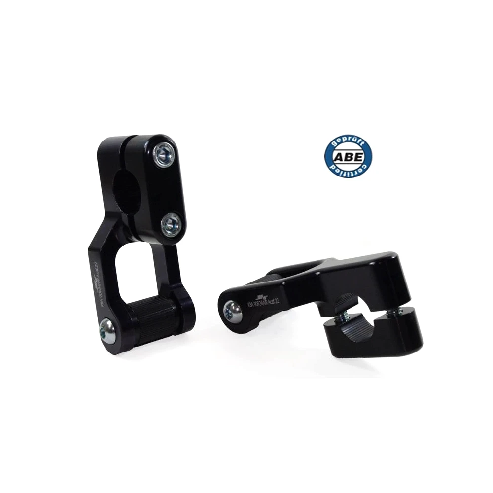 Vario Riser-Lenkblock MFW variabel Originalaufnahme in SCHWARZ für Ø 25.4m