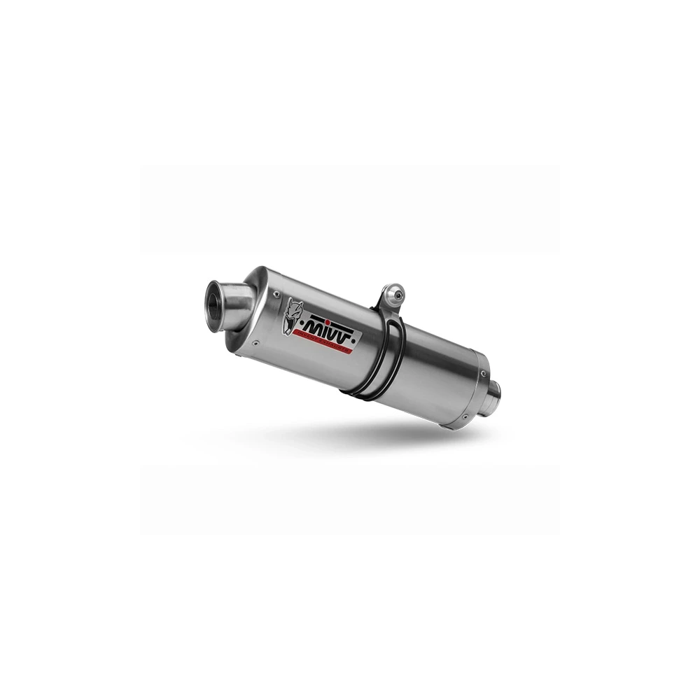 Auspuff MIVV OVAL in Edelstahl zu Ducati (CH- Homologiert)