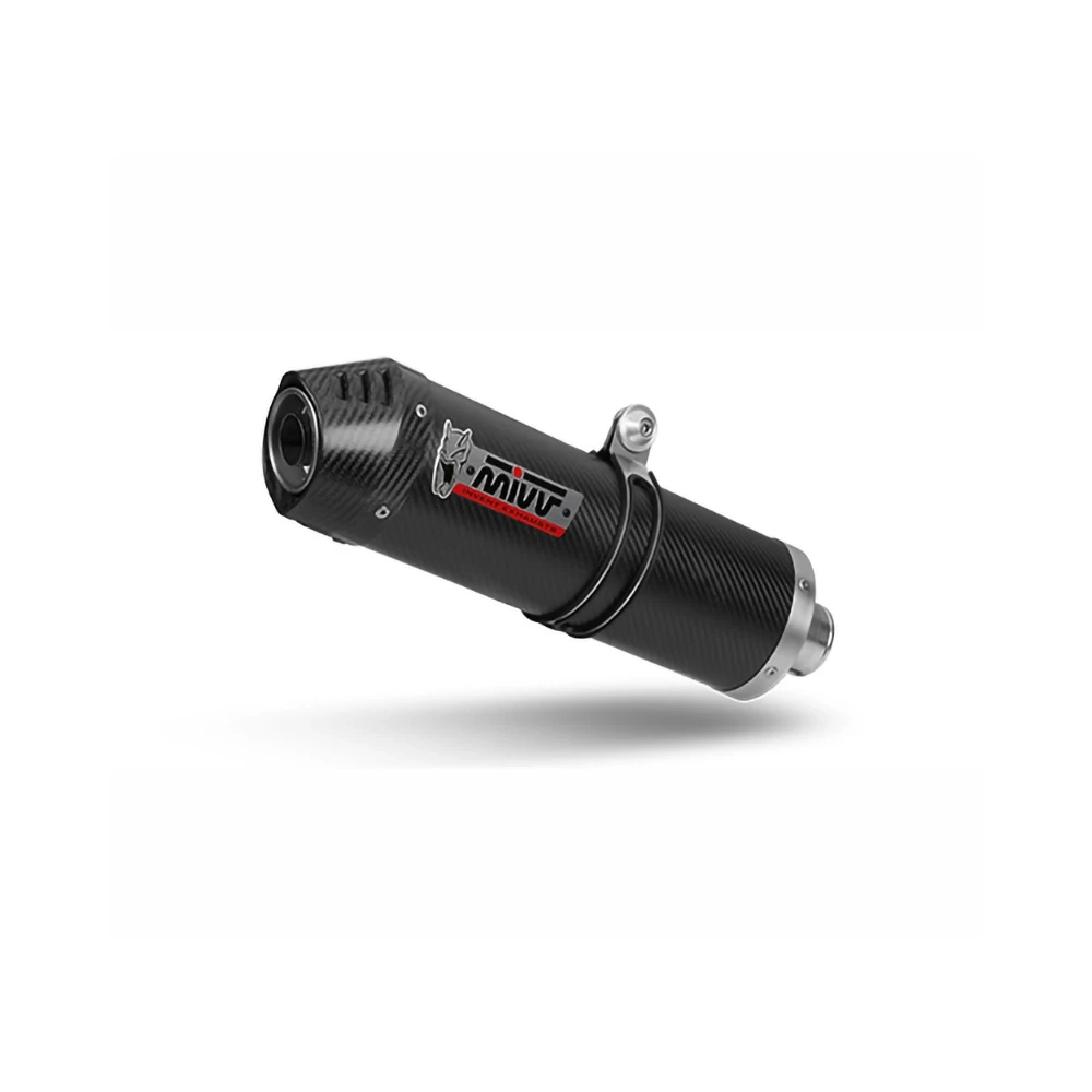 Auspuff MIVV OVAL (CarbonCap Line) in Carbon zu Honda (CH- Homologiert) be