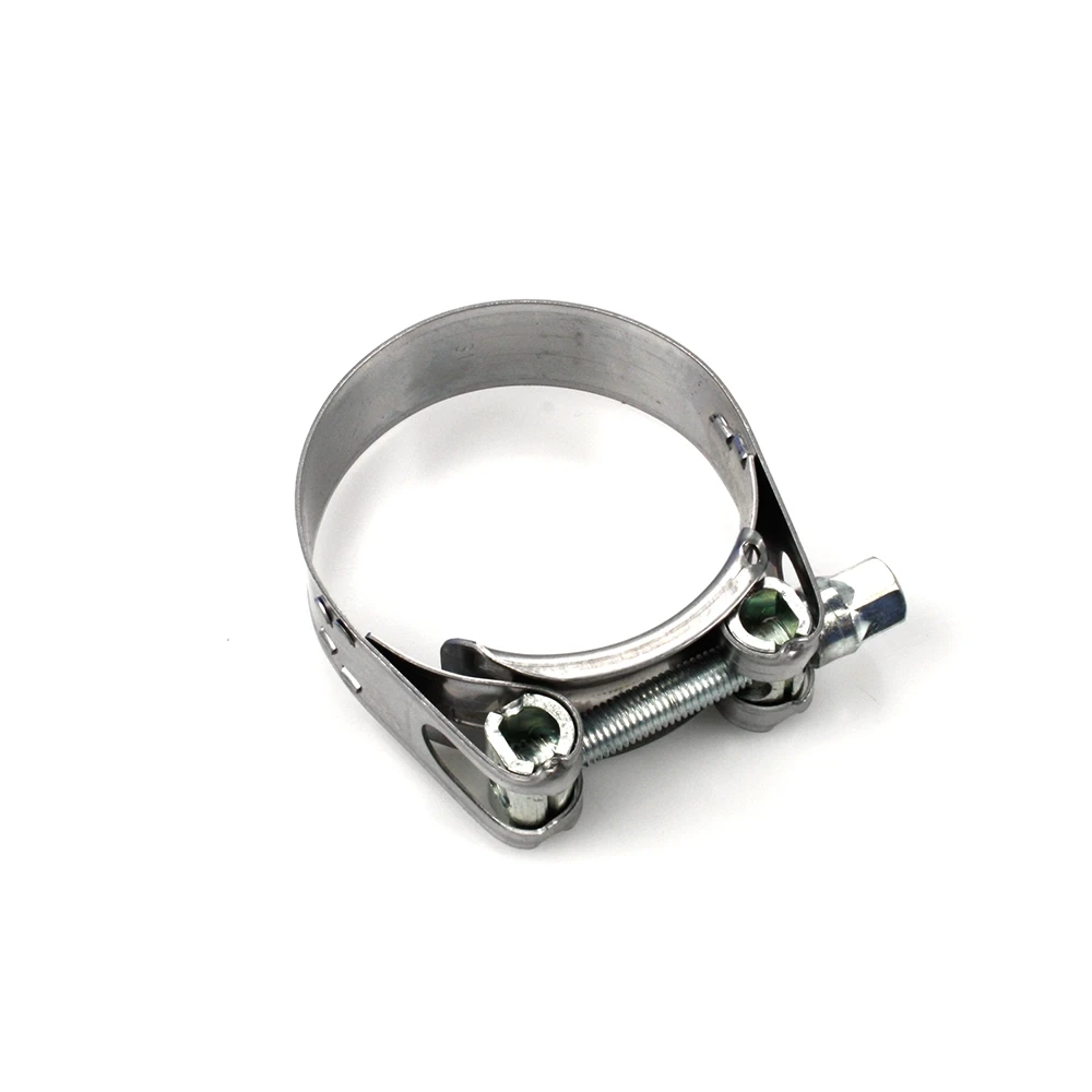 Auspuffbride SCORPION MIKALOR W2 Ø 43-47mm aus Schraube VERZINKT und Band