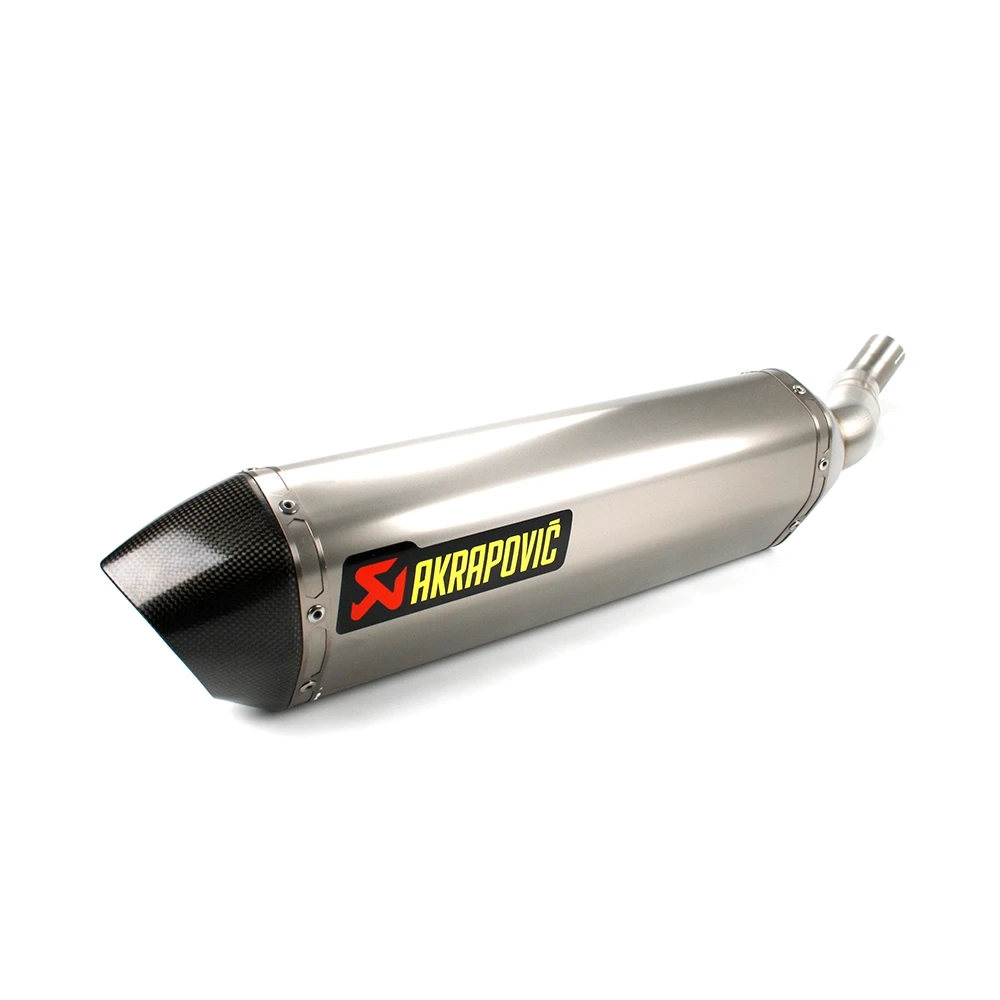 Auspuff AKRAPOVIC SLIP-ON in TITAN mit CARBON-ENDCAP zu Honda (CH Homologi