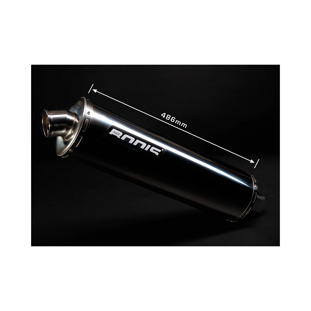 Auspuff BODIS OVAL 1 in CARBON (CA) zu Suzuki (CH- Homologiert)