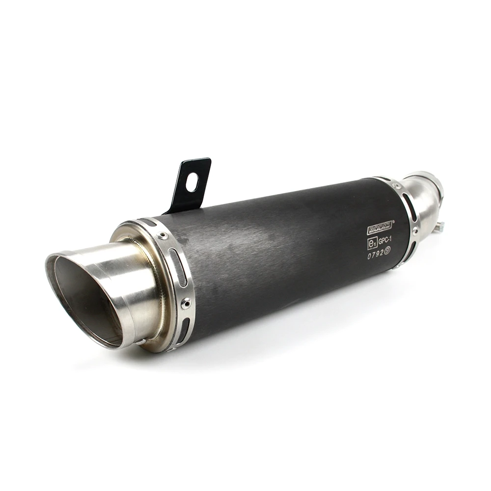 Auspuff BODIS GPC-1 in INOX/SCHWARZ (SS/BL) zu Suzuki (CH- Homologiert)