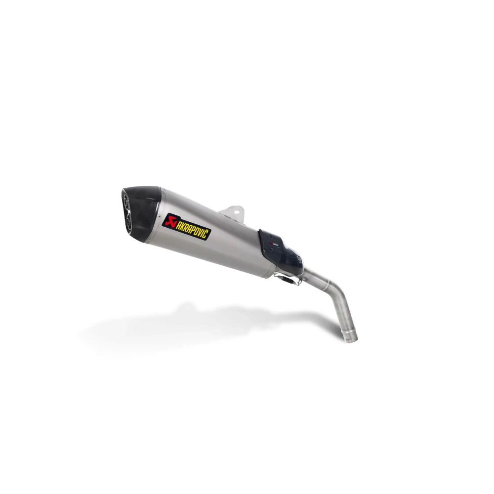 Auspuff AKRAPOVIC SLIP-ON in TITAN mit CARBON-ENDCAP zu Triumph (CH Homolo