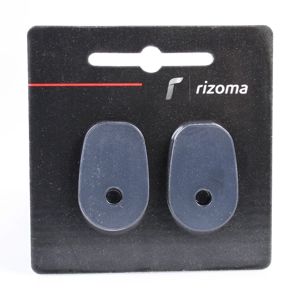 Blinkeradapterplatten RIZOMA Paar (Adapter) in SCHWARZ zu Kawasaki / Yamaha Typ