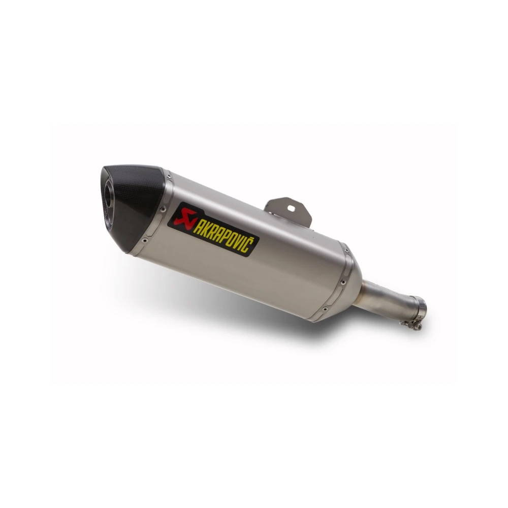 Auspuff AKRAPOVIC (SLIP-ON) in TITAN mit CARBON-ENDCAP zu Honda (CH Homolo
