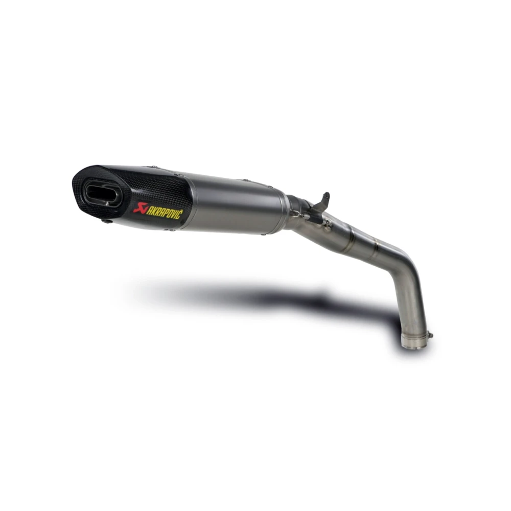 Auspuff AKRAPOVIC SLIP-ON in TITAN mit CARBON-ENDCAP zu Honda (CH Homologi