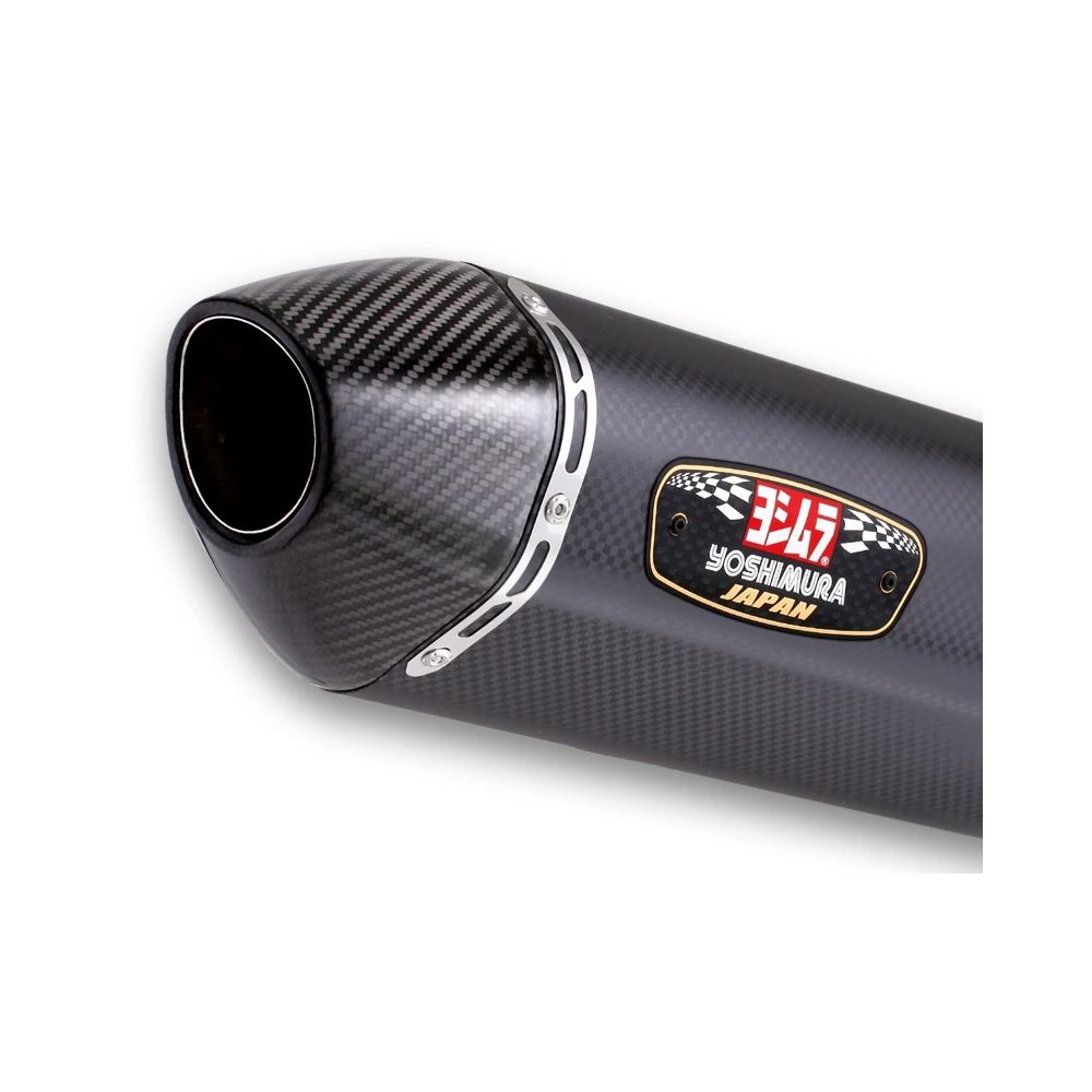 Auspuff Yoshimura R-77J in Metal Magic mit Inox Cap zu Suzuki (CH Homologi