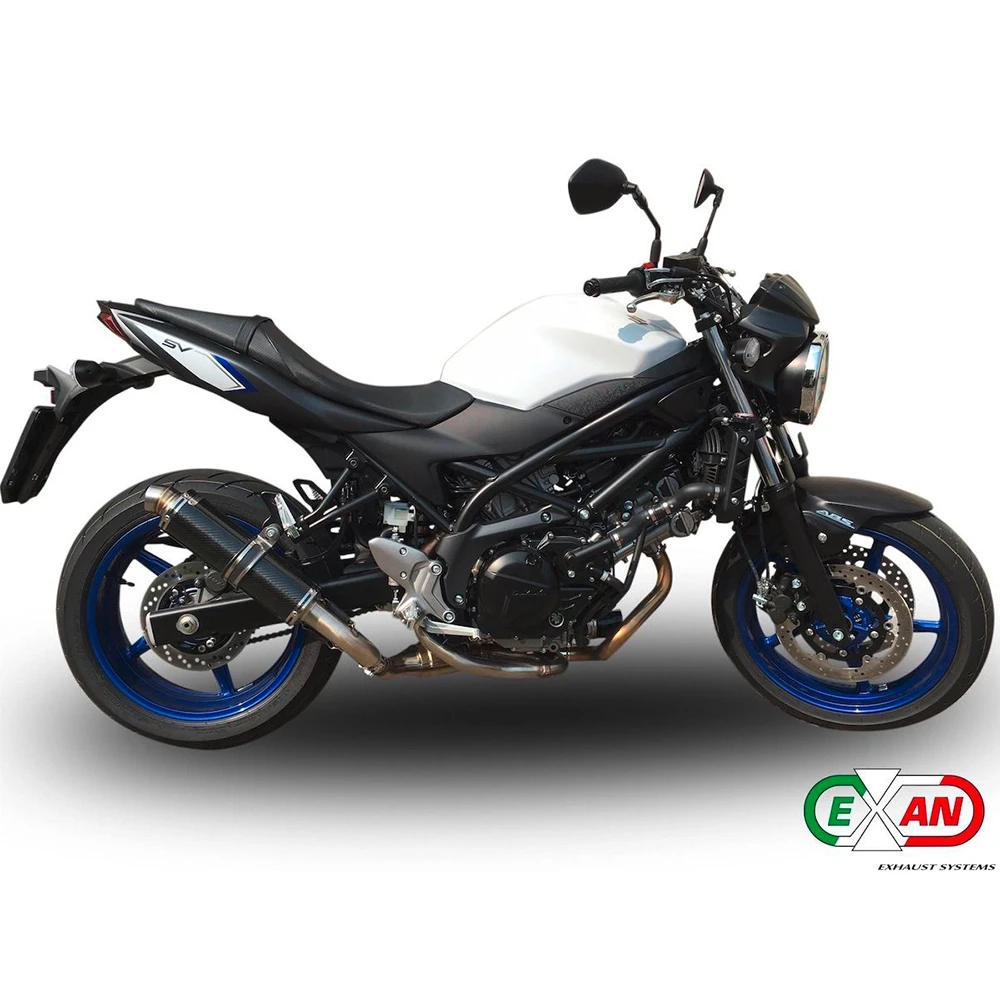 Auspuff EXAN X-GP in carbon zu Suzuki (CH-Hom)