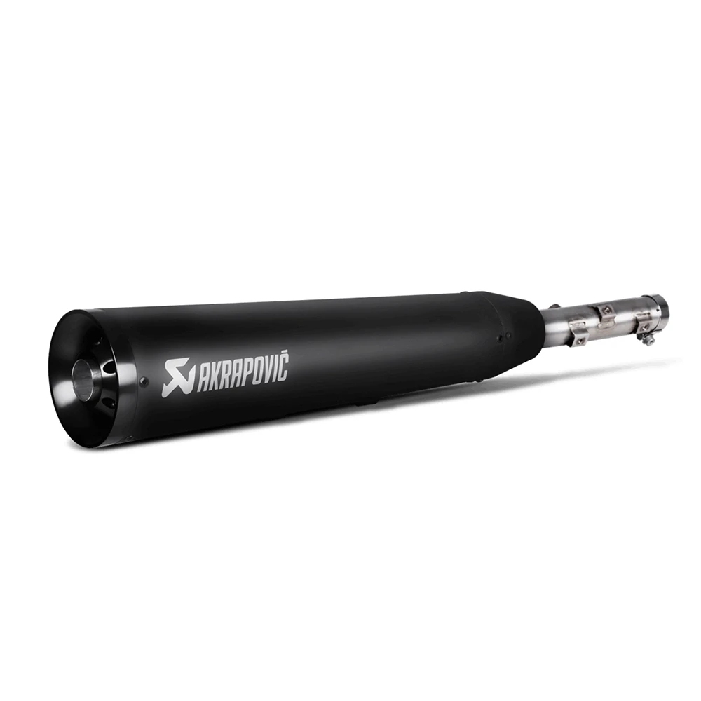 Auspuff AKRAPOVIC SLIP-ON in INOX-SCHWARZ zu Yamaha (CH Homologiert) benöt