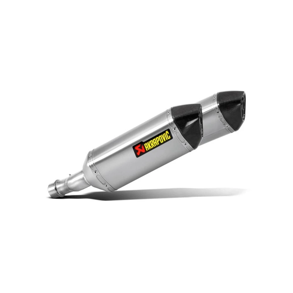 Auspuff AKRAPOVIC SLIP-ON in TITAN mit CARBON-ENDCAP zu Kawasaki (CH Homol