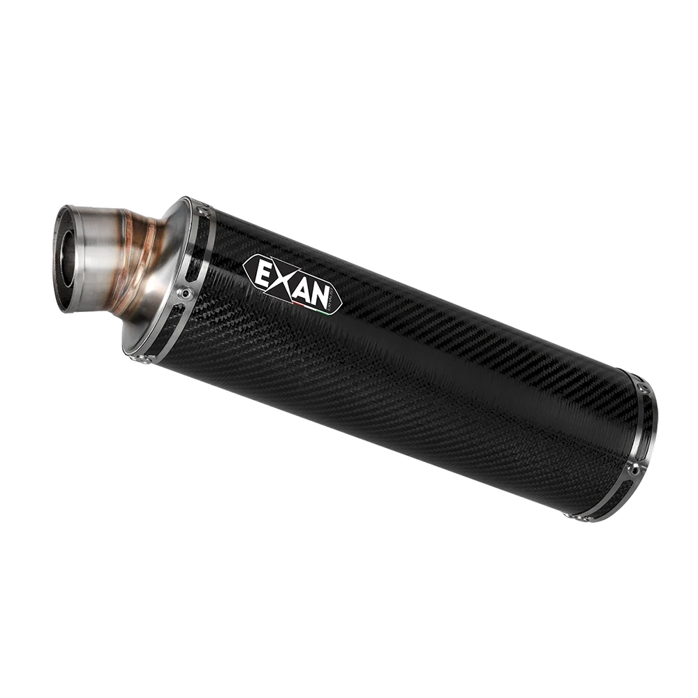 Auspuff EXAN X-GP in carbon zu Triumph (CH-Hom)