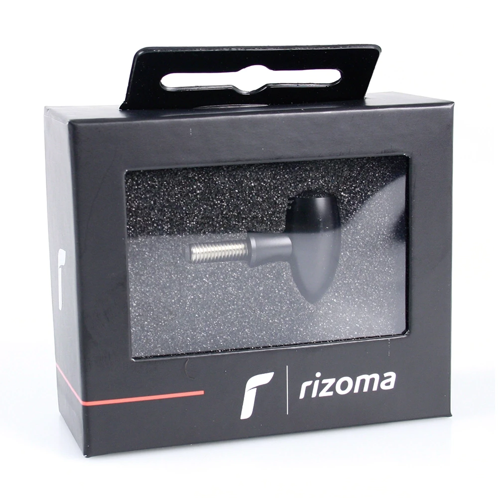 Blinker RIZOMA (1 Stück) CLUB S mit SMD LED in SCHWARZ inkl. Rück- und Bre