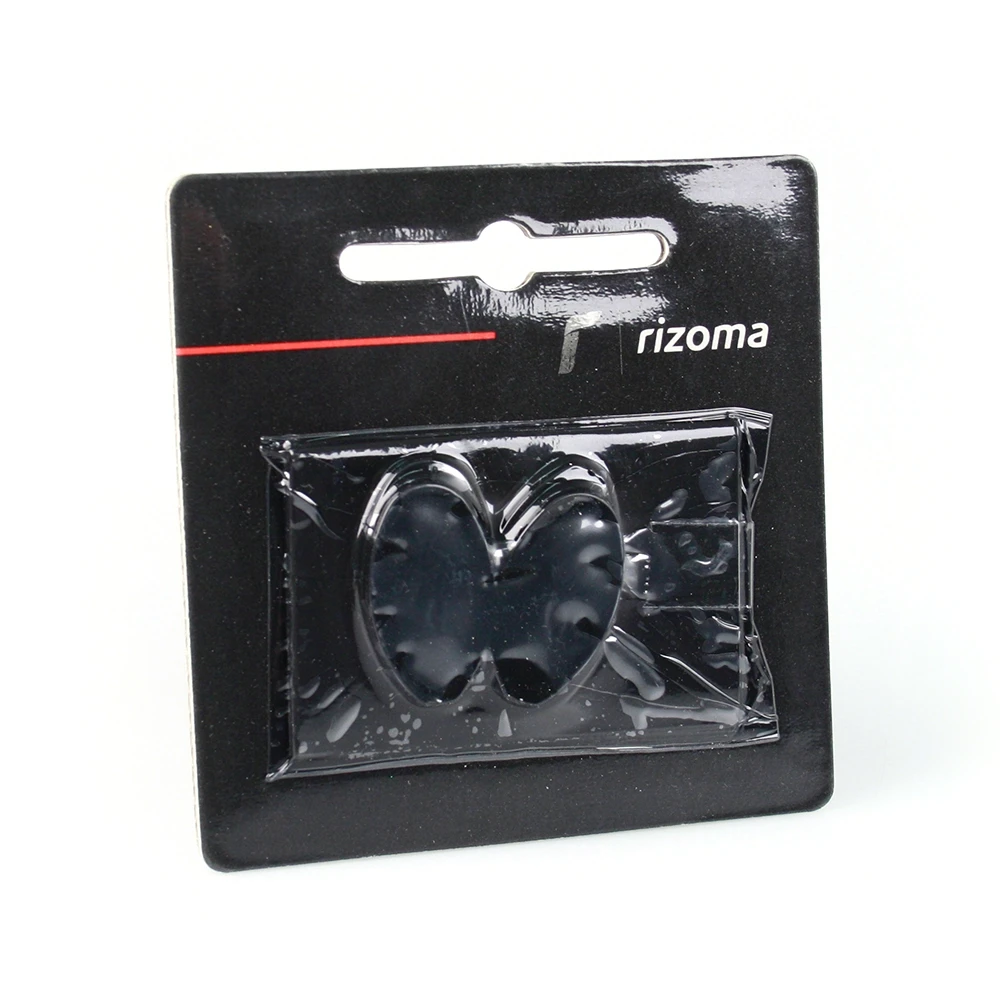 Blinkeradapterplatten RIZOMA Paar (Adapter) in SCHWARZ zu MV Agusta 675 / 800 (
