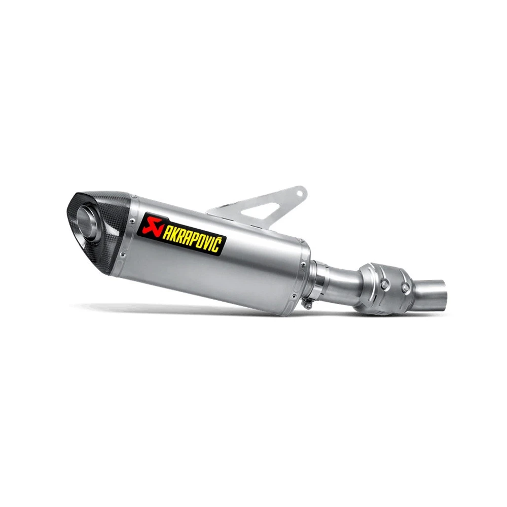 Auspuff AKRAPOVIC SLIP-ON in TITAN mit CARBON-ENDCAP zu Ducati (CH Homolog