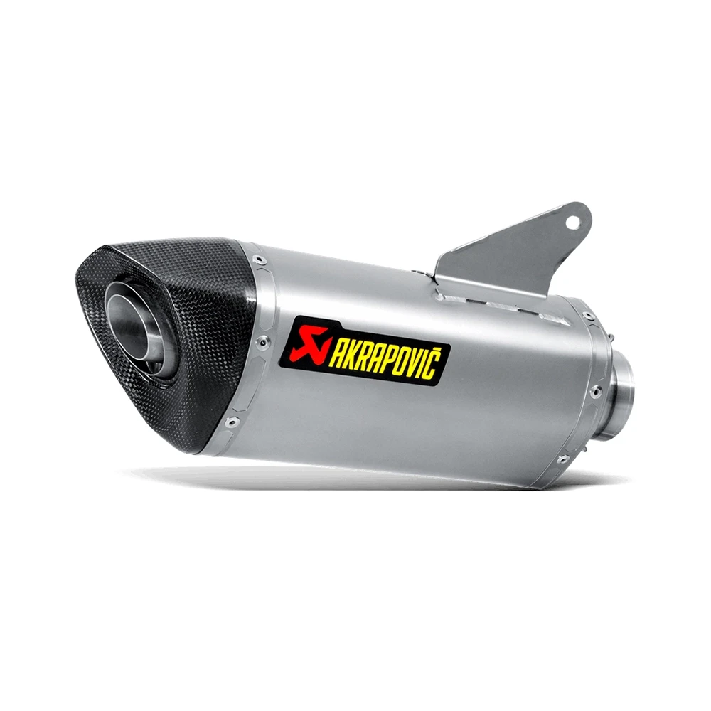 Auspuff AKRAPOVIC SLIP-ON in TITAN mit CARBON-ENDCAP zu Ducati (CH Homolog