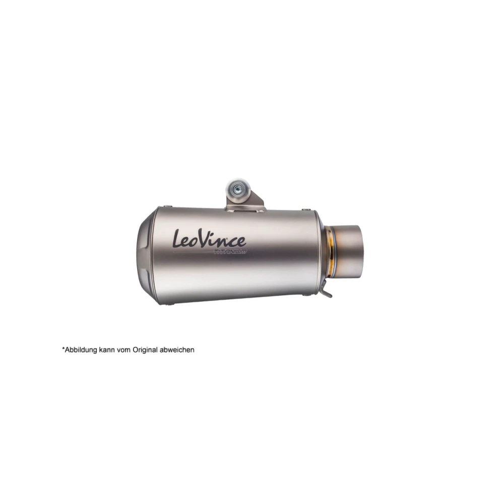 Auspuff LeoVince LV-10 in inox zu Kawasaki (CH-Hom)