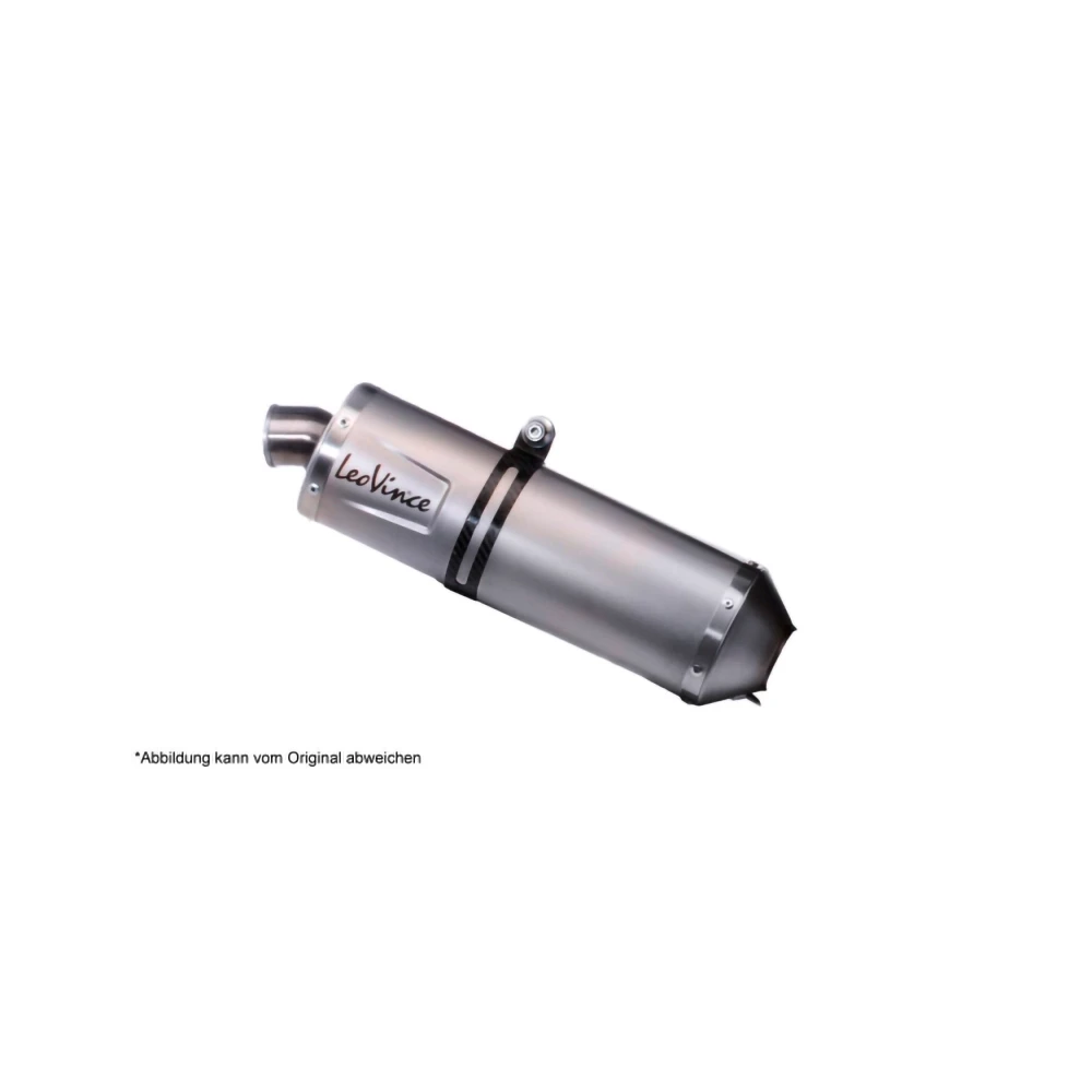 Auspuff LeoVince LV One Evo (Classic) in inox zu Triumph (CH-Hom)