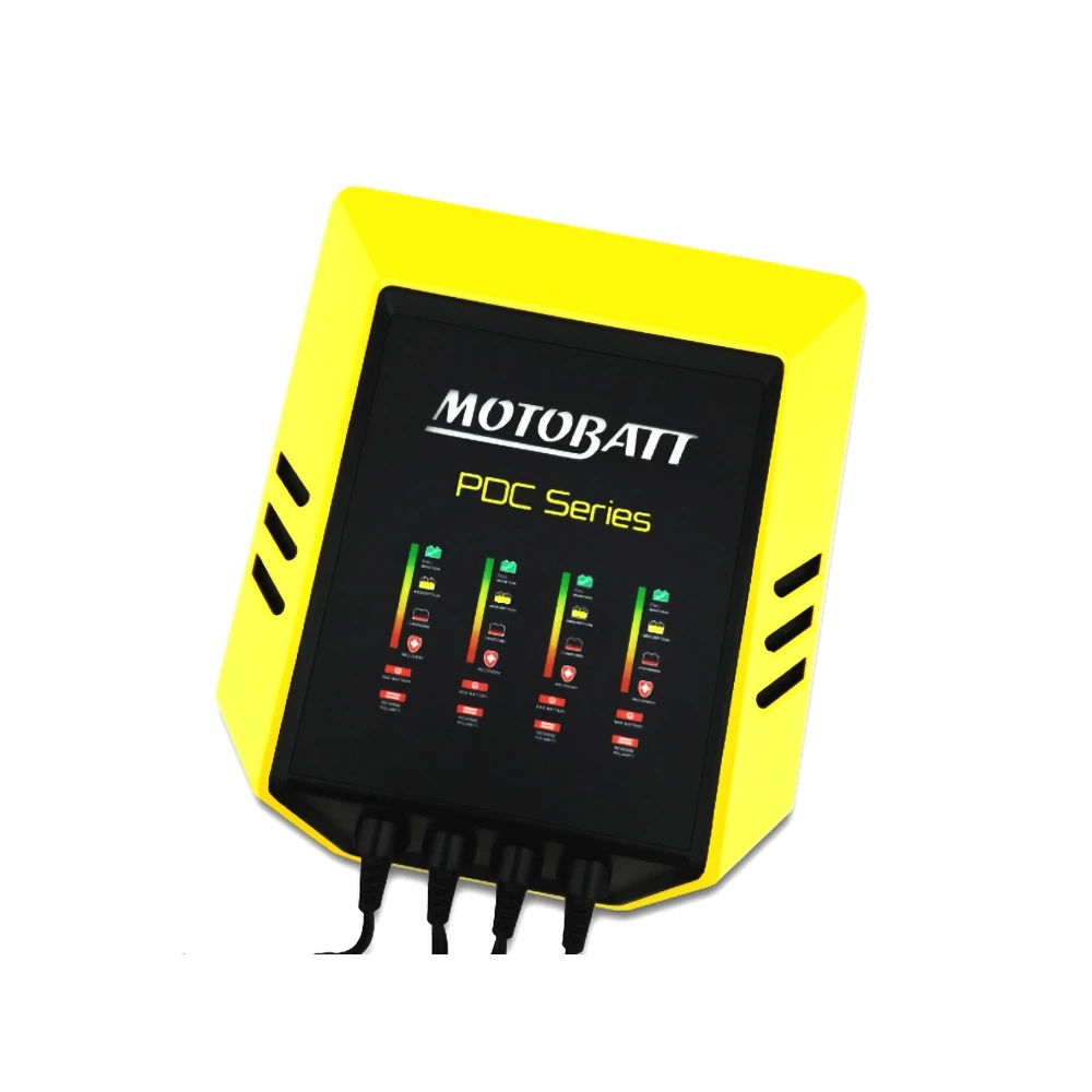 Batterieladegerät MOTOBATT PDC4x2A, 12V/2A, für 4 Batterien mit 4-100Ah, 9