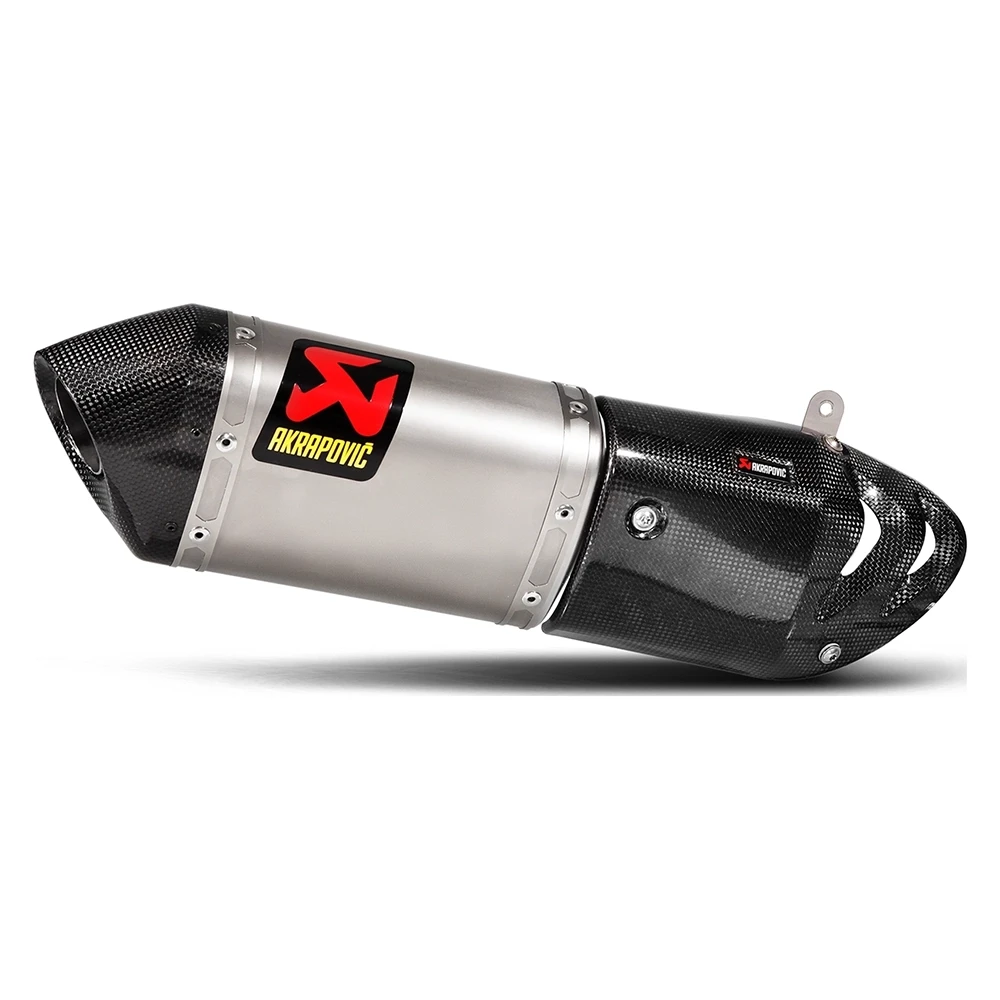 Auspuff AKRAPOVIC GP STYLE (SLIP-ON) in TITAN mit CARBON-ENDCAP zu Ducati