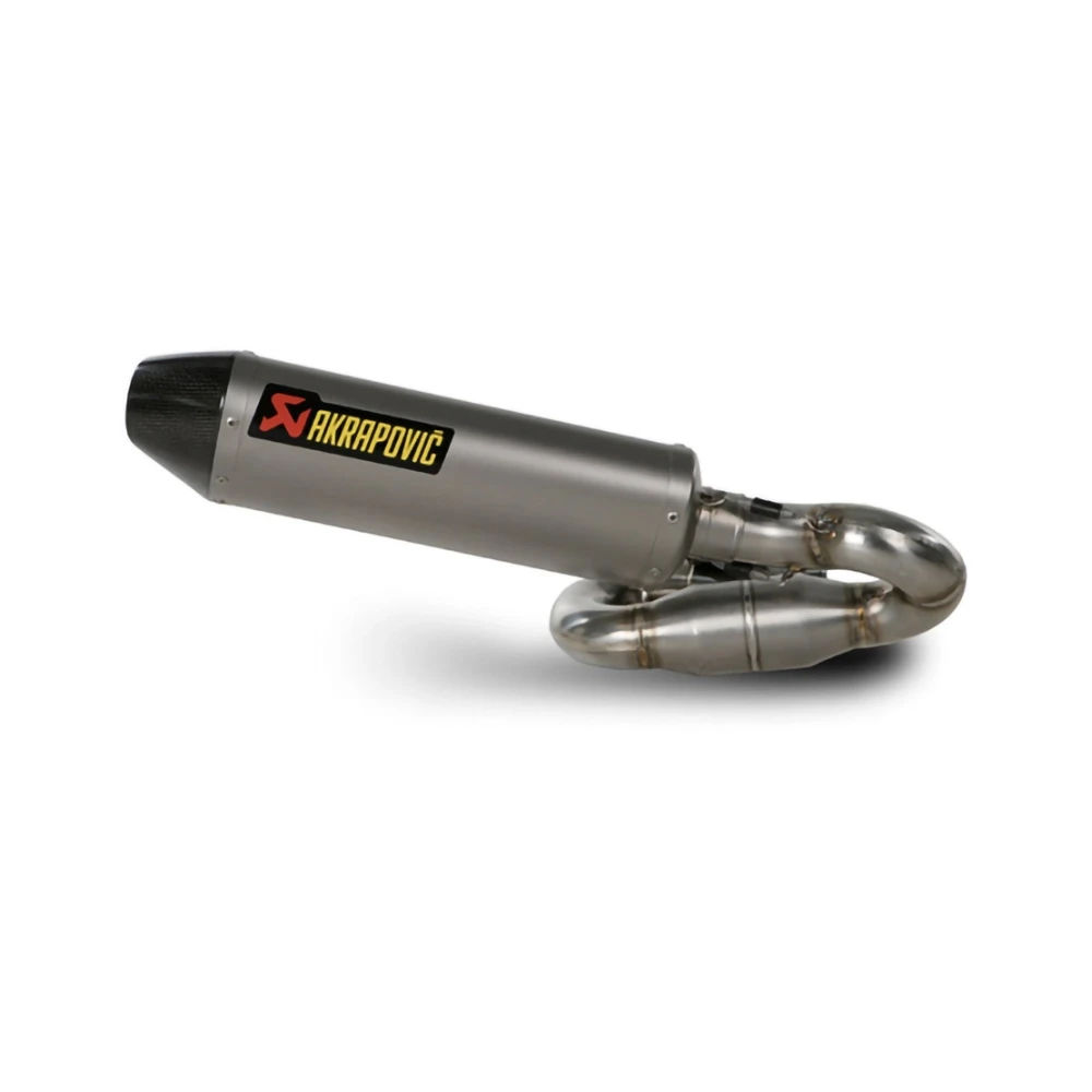 Auspuff AKRAPOVIC SLIP-ON in TITAN mit CARBON-ENDCAP zu Honda (CH Homologi