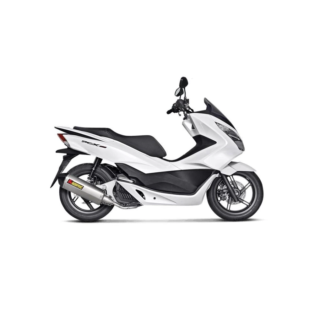 Auspuff AKRAPOVIC (SLIP-ON) in TITAN mit CARBON-ENDCAP zu Honda (CH Homolo