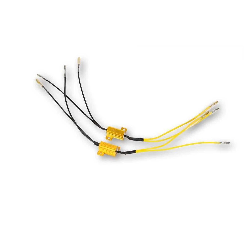 Widerstände SHIN YO (Paar) UNIVERSAL 10Ohm/25W inkl. Kabel mit 2 Anschlüss