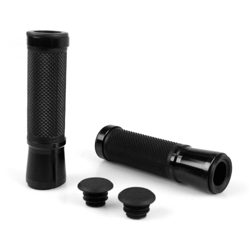 Griffe SHIN YO (Paar) STREET (Ø 22 x 135mm) in SCHWARZ mit abnehmbaren End