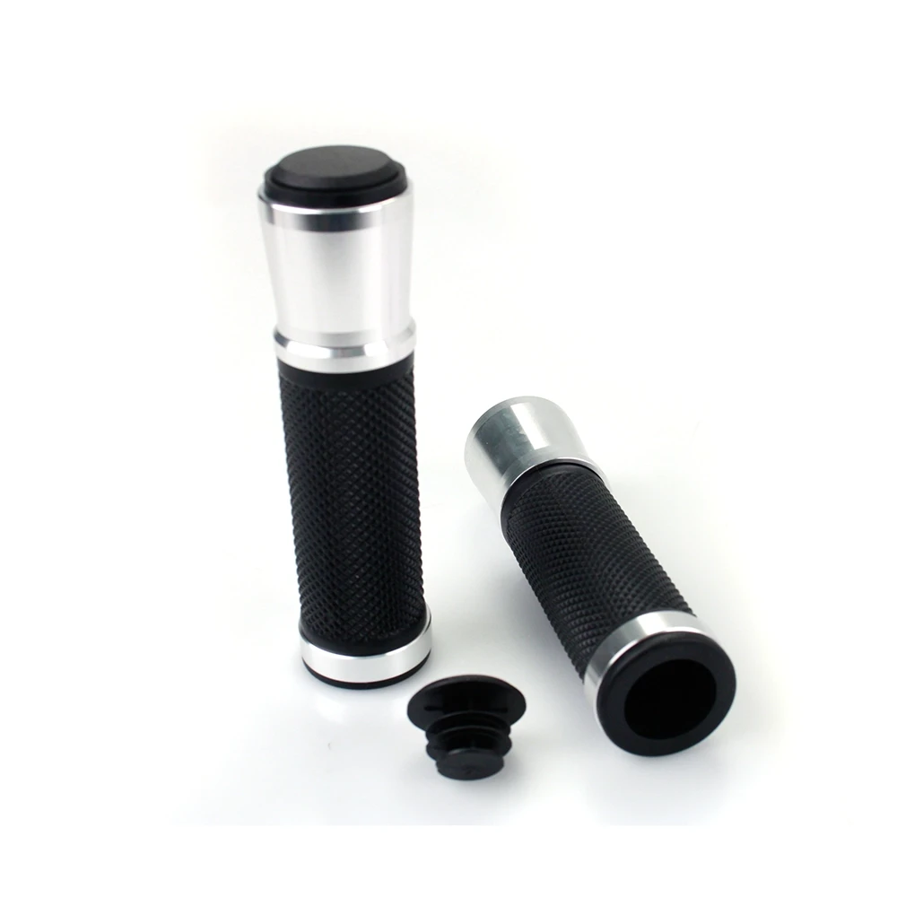 Griffe SHIN YO (Paar) STREET (Ø 22 x 135mm) in CHROM/SCHWARZ mit abnehmbar