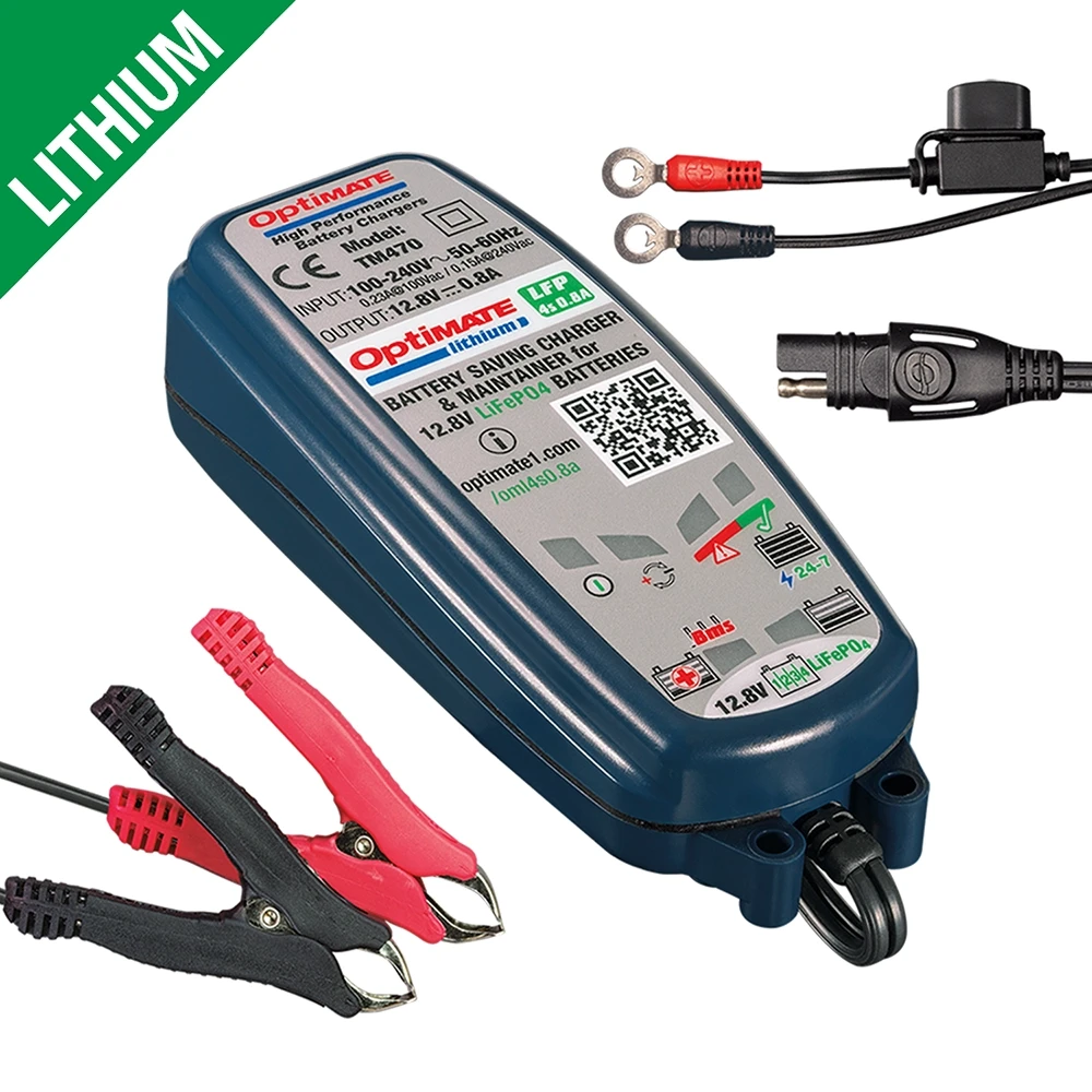Batterieladegerät tecMATE OPTIMATE Lithium 4s 12.8/13.2V/0.8A 1-10Ah TM470