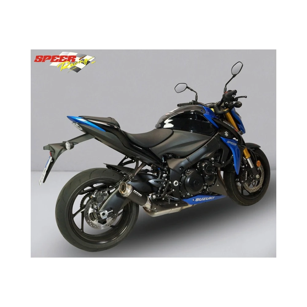 Auspuff BODIS GPC-RS II CARBON INOX/SCHWARZ (SS/BL) zu Suzuki (CH- Homolog