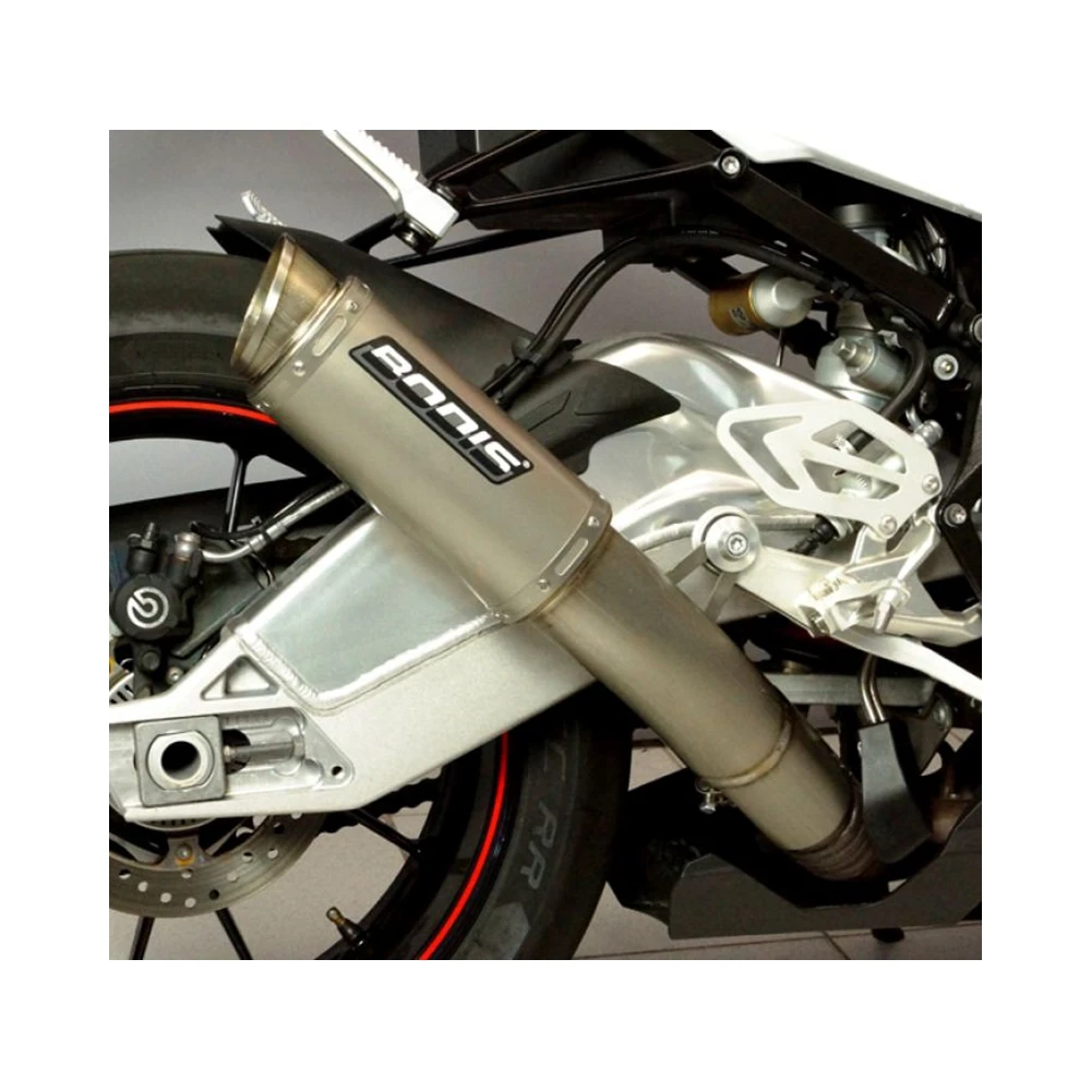Auspuff BODIS M-GP in FULL TITAN (FT) zu BMW (CH- Homologiert)