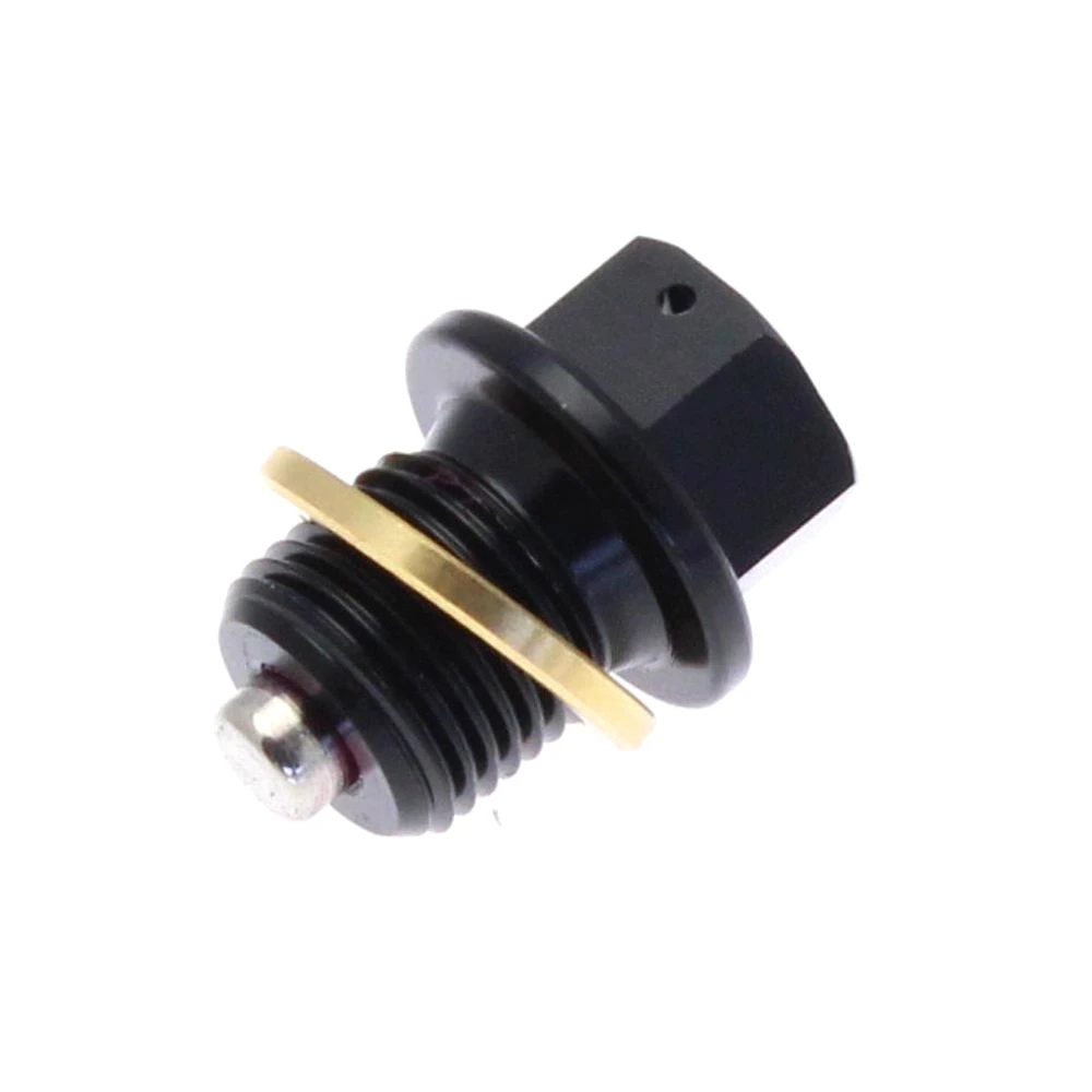 Oelablassschraube TECNIUM MAGNETISCH aus Alu in Schwarz M20x1.5 x 14mm