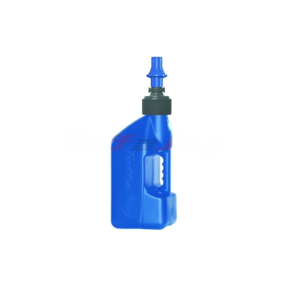 Benzinkanister Tuff Jug mit Schnelltankvorrichtung in BLAU mit BLAUER KAPP